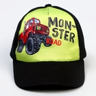 Кепка детская Monster road, чёрная, р-р. 52-54 - Фото 3