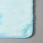 Коврик Доляна «Пушистик», 50×80 см, цвет сине-голубой - Фото 4