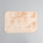 Коврик для ванной Доляна «Пушистик», 40×60 см, цвет коричнево-бежевый - Фото 2