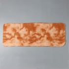 Коврик Доляна «Пушистик. Зиг-заг», 45×120 см, цвет коричневый - Фото 3