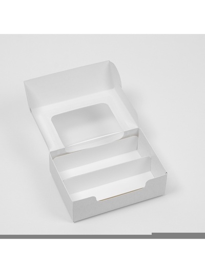 Коробка для эклеров, кондитерская упаковка, 2 вкладыша, «Сладкая жизнь», 15 х 10 х 5 см