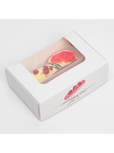 Коробка для эклеров, кондитерская упаковка, 2 вкладыша, «Сладкая жизнь», 15 х 10 х 5 см