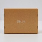 Коробка для эклеров с вкладышами, кондитерская упаковка, «Сделано с любовью» - (вкладыш - 2 шт), 15 х 10 х 5 см - Фото 3