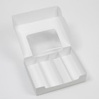 Коробка для эклеров, кондитерская упаковка, 4 вкладыша, «Сладкая жизнь», 20 х 15 х 5 см - Фото 2