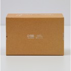 Коробка для эклеров с вкладышами, кондитерская упаковка, «Сделано с любовью» - (вкладыш - 4 шт), 20 х 15 х 5 см - Фото 2