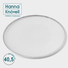 Форма для выпечки пиццы, d=40.5 см, алюминий, серебристая - Фото 1