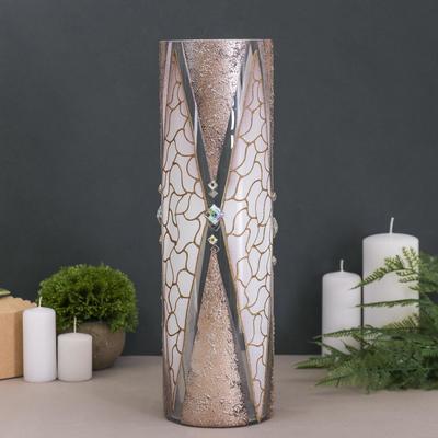 Ваза «Палермо», h=40 см, цилиндр, стекло