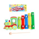 Ксилофон «Паровозик» Alatoys, 5 планок - Фото 4