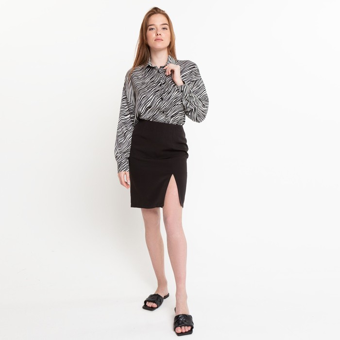 Юбка 19097 женская, черный, р-р 46 53485