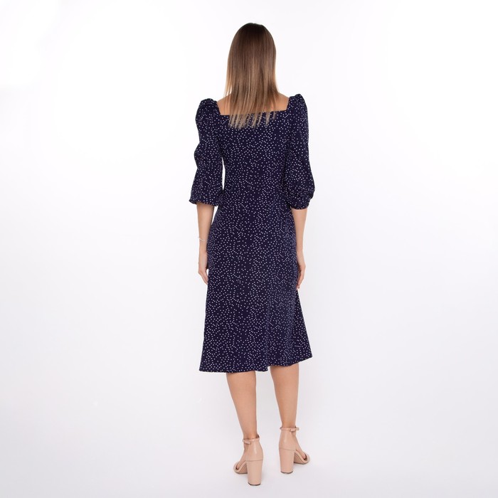 Платье женское, цвет тёмно-синий, размер 44 - фото 1907415767