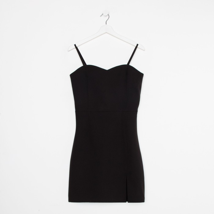 Платье женское, цвет чёрный, размер 44 - фото 1885348719