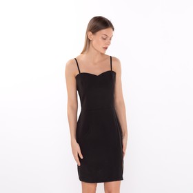 Платье женское, цвет чёрный, размер 46