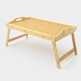 УЦЕНКА Поднос-столик, 50×30×23 см, бамбук 7811432