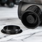 Пробка вакуумная для вина с индикатором давления воздуха, цвет чёрный - фото 53812132