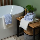 Полотенце махровое LoveLife "Fantasy" 70х130 см, синий, 100% хлопок, 400 гр/м2 6840511