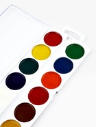 Акварельные краски медовые 12 цветов в пластиковой коробке, без кисти - Фото 2