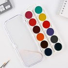 Акварельные краски медовые 24 цвета, пластиковая коробка, без кисти - Фото 2