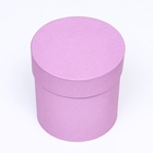 Набор круглых подарочных коробок 5 в 1 «Пудра», 20×20×20‒13.5×13.5×13.5 см - Фото 5