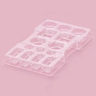 Форма для конфет и шоколада «Ассорти», пластик, 14 ячеек, 20×12×2.5 см, прозрачная - Фото 2