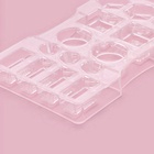 Форма для конфет и шоколада «Ассорти», пластик, 14 ячеек, 20×12×2.5 см, прозрачная - Фото 3