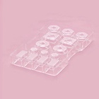 Форма для конфет и шоколада «Ассорти», пластик, 14 ячеек, 20×12×2.5 см, прозрачная - Фото 4