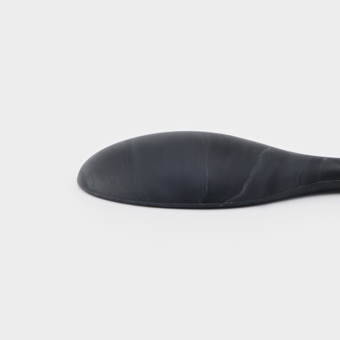 Ложка гарнирная Доляна «Сириус», силикон, 27,5 см, цвет чёрный - фото 1911711860