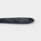 Ложка гарнирная Доляна «Сириус», силикон, 27,5 см, цвет чёрный - Фото 5