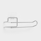 Держатель для туалетной бумаги Доляна, 17×8 см, на липучке - Фото 4