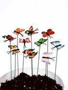 Штекер садовый «Бабочка мейбл», 4 см, h=27 см, МИКС  (артикул 7602670)  большой выбор товаров оптом и в розницу по низким ценам с доставкой