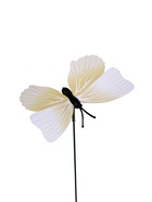 Штекер садовый «Бабочка элен», 7 см, h=30 см, белый  (артикул 7602671)  большой выбор товаров оптом и в розницу по низким ценам с доставкой