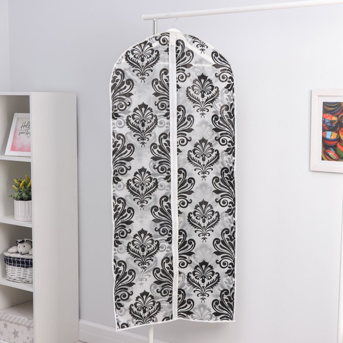 Чехол для одежды ПЭВА, 60×135 см, цвет МИКС - Фото 1