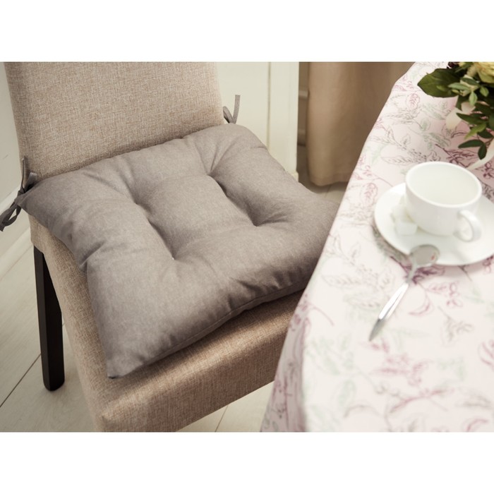 Подушка на стул Dark grey, размер 40х40 см