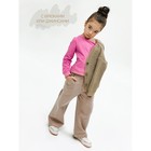 Кардиган для девочки Amarobaby Knit, рост 110 см, цвет бежевый - Фото 4