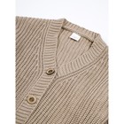 Кардиган для девочки Amarobaby Knit, рост 116 см, цвет бежевый - Фото 7
