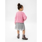 Кардиган для девочки Amarobaby Knit, рост 128 см, цвет розовый - Фото 6