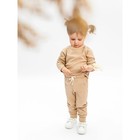 Кофточка и ползунки детские Fashion, рост 62 см, цвет бежевый - Фото 5