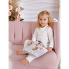 Кофточка и ползунки детские Fashion, рост 80 см, цвет молочный - Фото 3