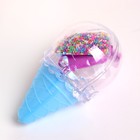 Набор для творчества замешай свой слайм "Мороженка-рожок"в пакете - фото 35244781