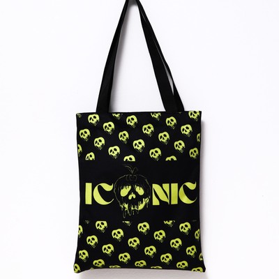 Сумка текстильная ICONIK, 31×1×40.5 см, отдел без молнии, без подклада, черная