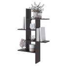 Полка настенная открытая, 1139×196×677 мм, цвет венге - Фото 2