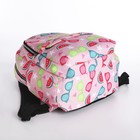 Рюкзак на молнии, цвет розовый - фото 10203608