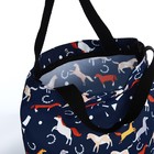 Набор рюкзак молодёжный из текстиля, сумка-шопер, цвет синий - Фото 7