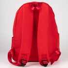 Рюкзак школьный текстильный Burm with IDEA, цвет красный, 38 х 12 х 30 см - Фото 7