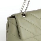 Сумка женская мессенджер на магните, 23×7×14 см, оливковая - Фото 5