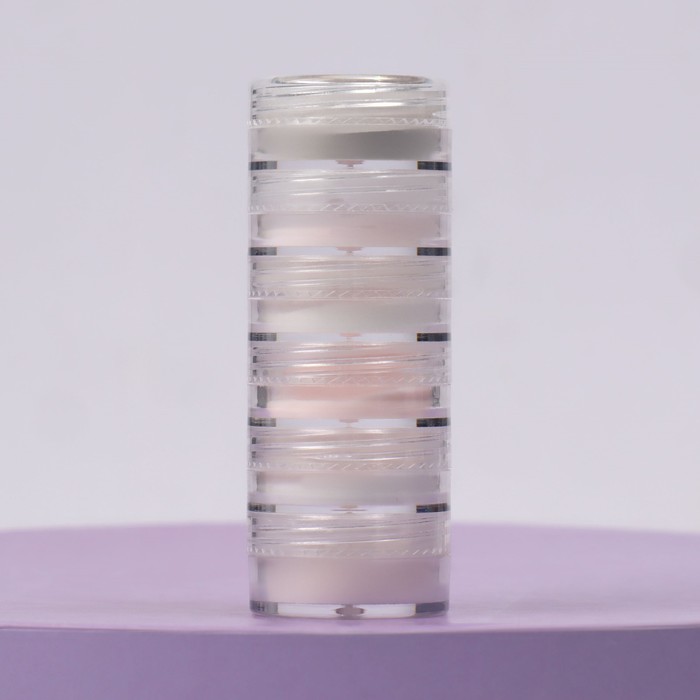 Акриловая пудра для ногтей, камуфлирующая, 6 шт, 3 гр, разноцветная 27069