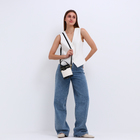 Кросс-боди на молнии, цвет чёрный/коричневый - фото 23985285