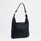 Сумка женская на молнии, цвет чёрный/белый - фото 38936982