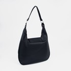 Сумка женская на молнии, цвет чёрный/белый - фото 21539072