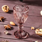 Рюмка стеклянная Magistro «Круиз», 50 мл, 5×10 см, цвет бордовый - Фото 2