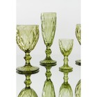 Рюмка стеклянная Magistro «Круиз», 50 мл, 5×10 см, цвет зелёный - Фото 3